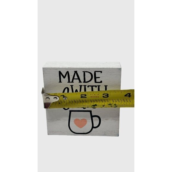 Farmhouse Mini Tiered Tray Sign Free Standing Bakery Kitchen Home Decor Love - Picture 6 of 7